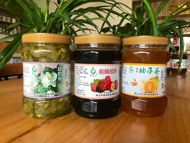 茉莉花花茶、桂圓紅棗花茶、柚子花茶